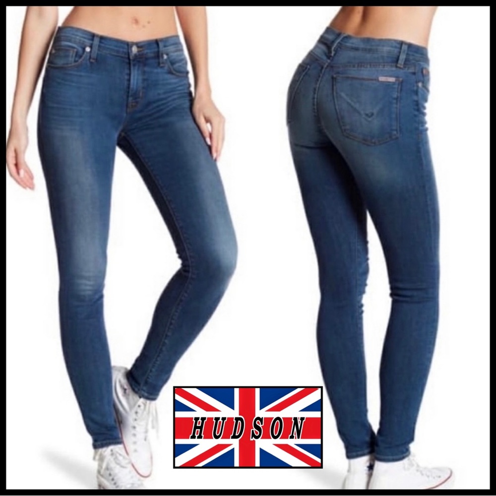 Hudson Natalie Midrise Crop Super Skinny. Size 29.